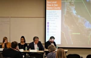Save The Bay’s Political Director, Cheryl Brown, moderated a panel of experts from across San Mateo County, including Youth United for Community Action’s (YUCA) Executive Director, Ofelia Bello, HASSELL design firm’s Principle, Richard Mullane, and San Mateo County Supervisor, Dave Pine.