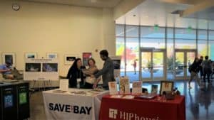 Save The Bay sharing information on sea level rise and Climate Resilience at Housing Leadership Day