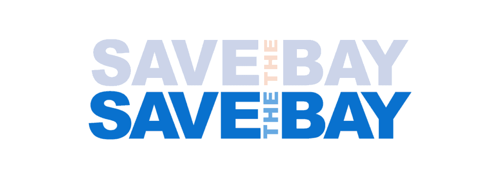 Old Save The Bay logo fading into new logo